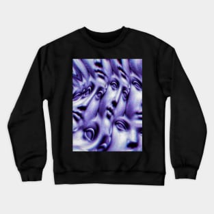 Rush hour // Face to face // Glitch Art Crewneck Sweatshirt